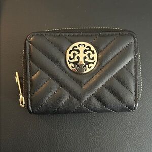 Black Quilted Leather Wallet